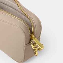 Katie Loxton Remi Light Taupe Slider Chain Crossbody Tasche* Hochzeitsgäste-taschen | Anlass Handtaschen