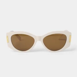 Katie Loxton Rimini Off White Oval Sonnenbrille*Damen Damensonnenbrillen | Flitterwochengeschenke