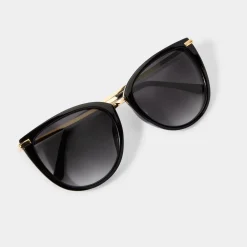 Katie Loxton Sardinia Schwarze Sonnenbrille*Damen Damensonnenbrillen | Flitterwochengeschenke