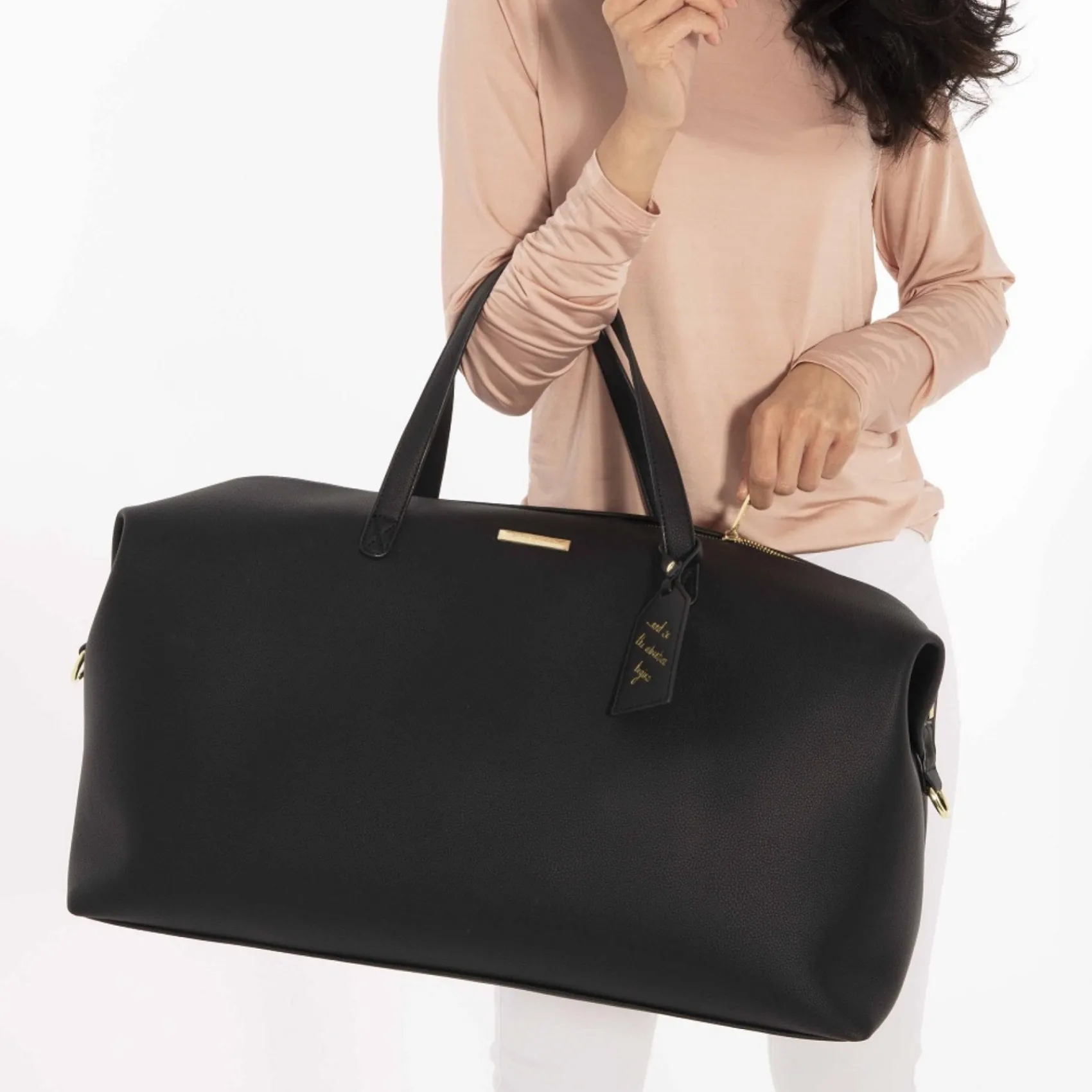 Katie Loxton Schwarze Wochenendtasche Duffle Bag* Flitterwochengeschenke | Geschenke Für Die Braut