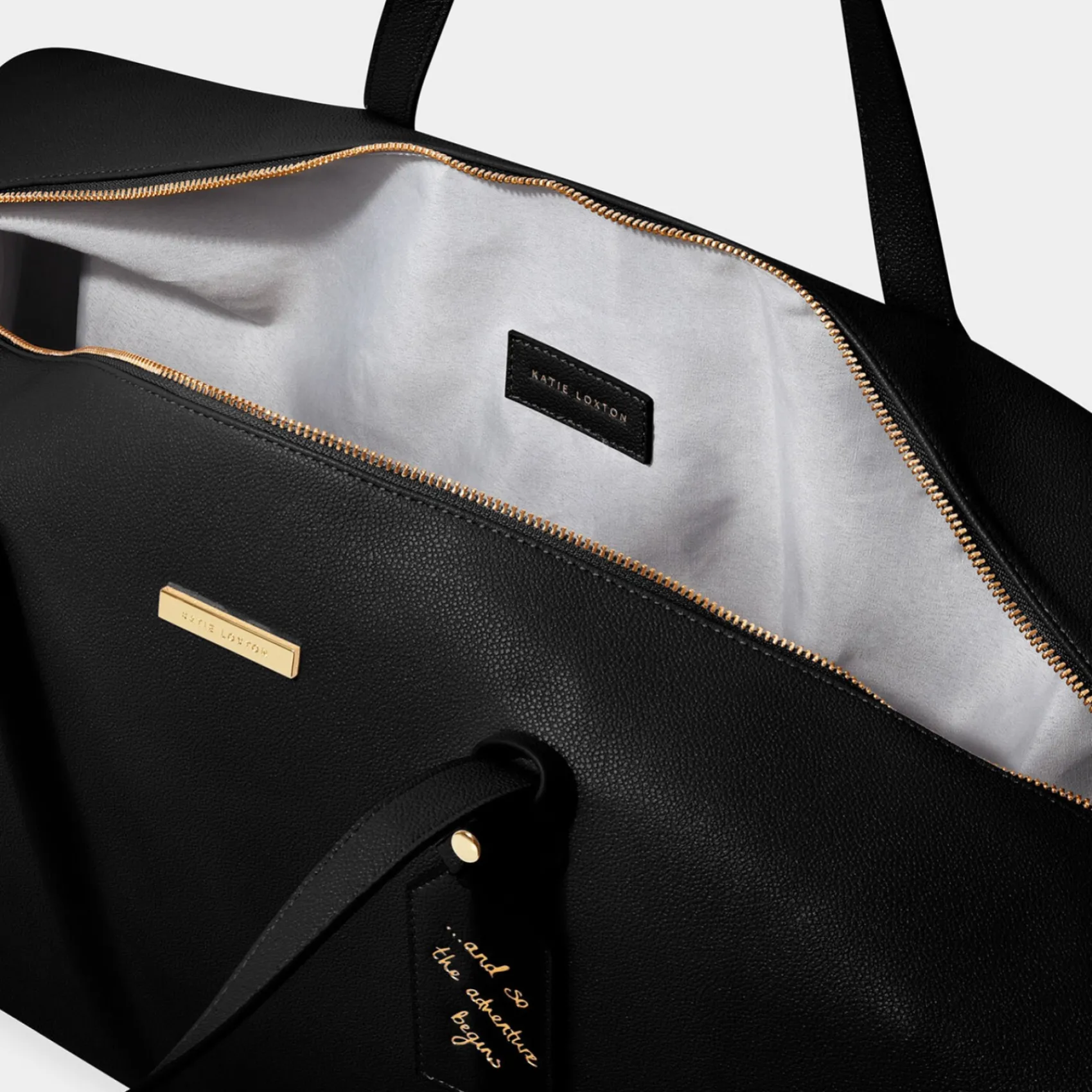 Katie Loxton Schwarze Wochenendtasche Duffle Bag* Flitterwochengeschenke | Geschenke Für Die Braut