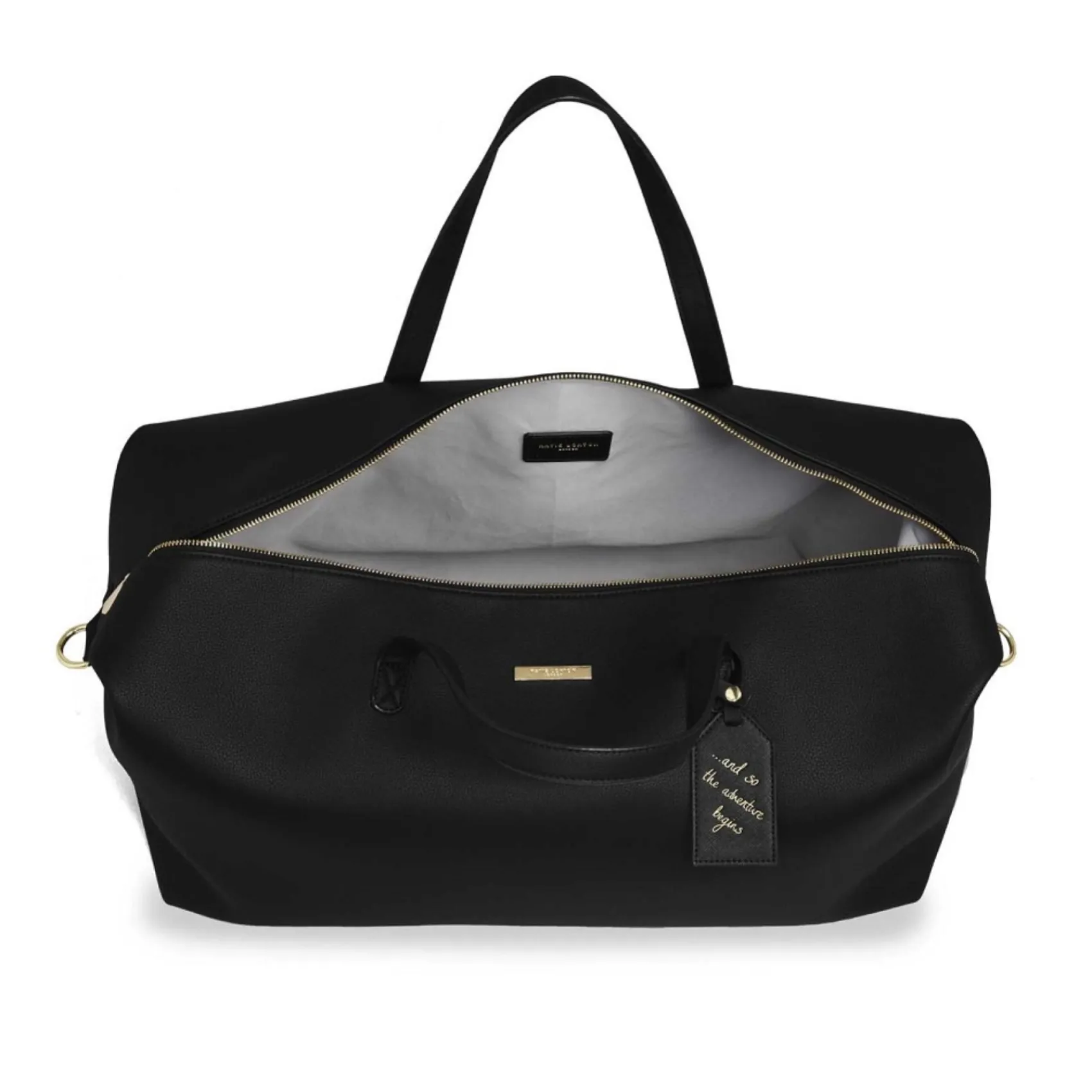 Katie Loxton Schwarze Wochenendtasche Duffle Bag* Flitterwochengeschenke | Geschenke Für Die Braut