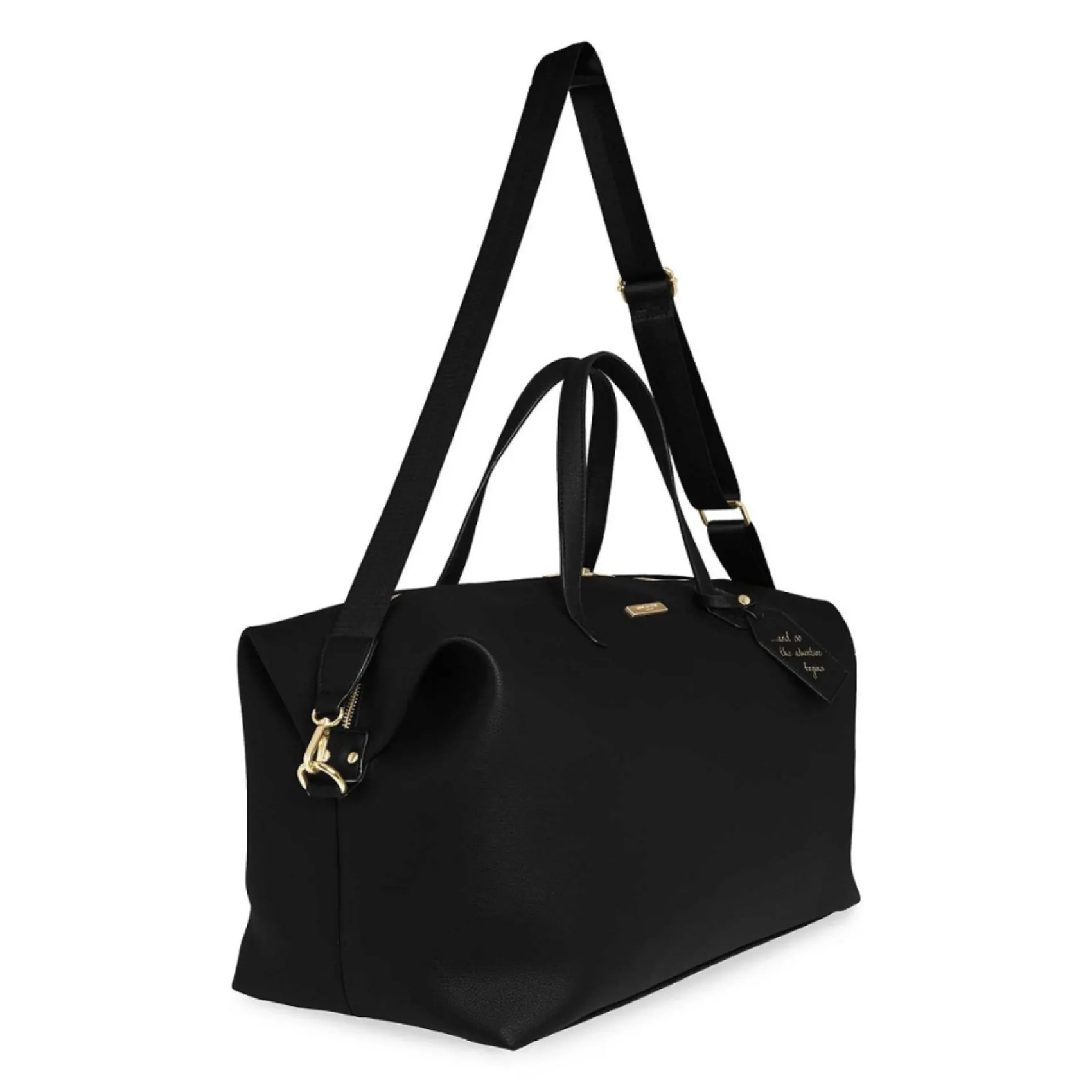 Katie Loxton Schwarze Wochenendtasche Duffle Bag* Flitterwochengeschenke | Geschenke Für Die Braut