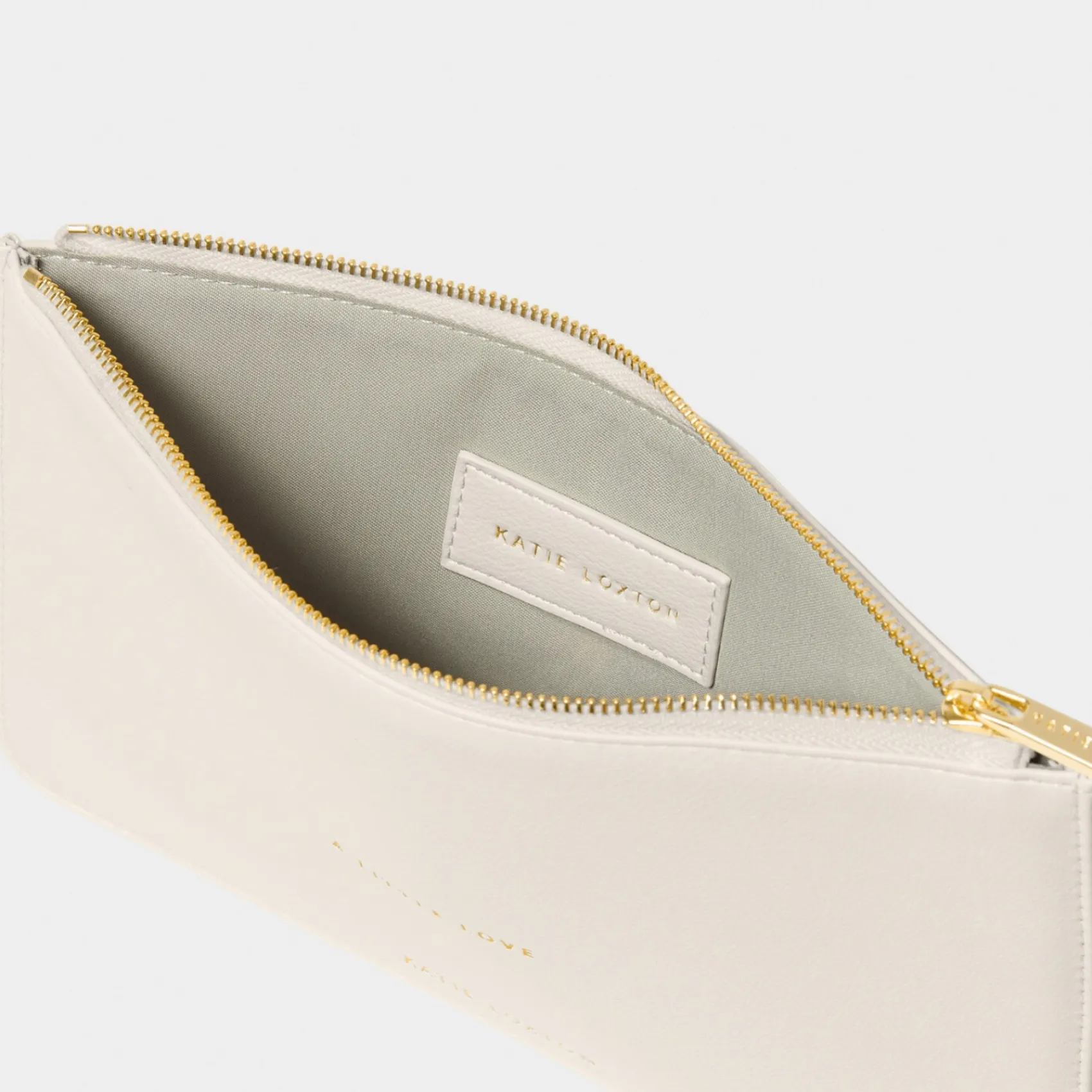 Katie Loxton weißer Sentiment-Beutel 'A Little Love'* Sentiment-säckchen | Geschenke Für Die Mutter Des Bräutigams