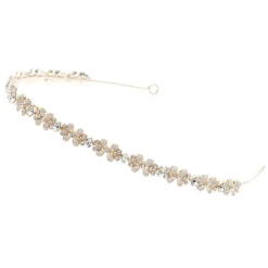 Poirier Klee Gold Zierliches Blumenstirnband* Haarschmuck Aus Kristall | Gold-haar-accessoires