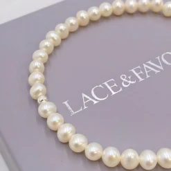 Lace & Favour Laisani Einfaches Süßwasserperlen-Hochzeitsarmband* Geschenke Für Die Braut | Perlen-hochzeitsschmuck