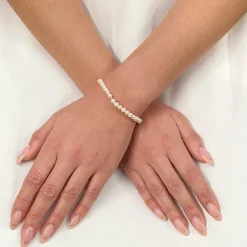 Lace & Favour Laisani Einfaches Süßwasserperlen-Hochzeitsarmband* Geschenke Für Die Braut | Perlen-hochzeitsschmuck