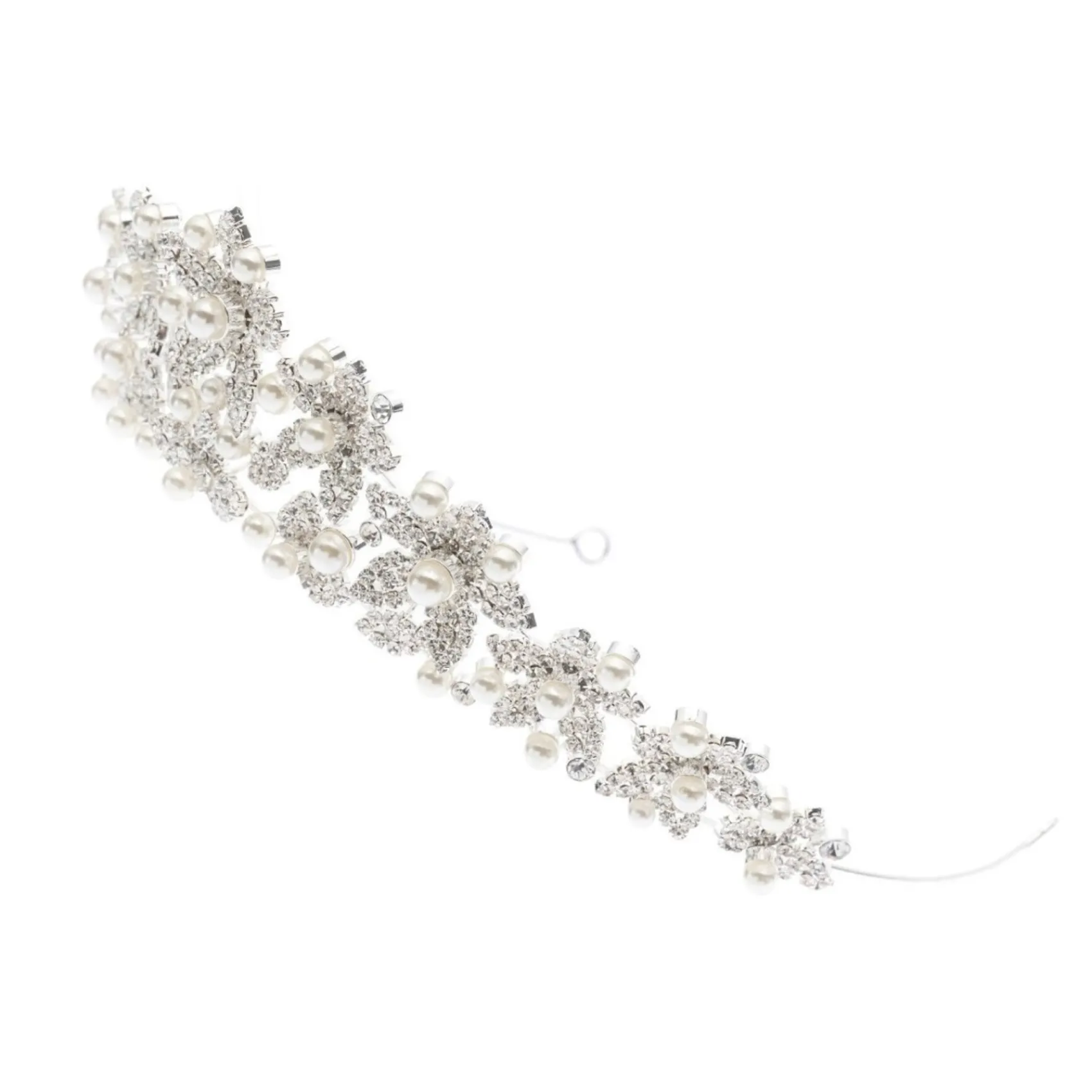 Poirier Leilani Statement Crystal Floral Hochzeitskrone* Abschlussball-haarbänder & Tiaras | Haarschmuck Aus Kristall