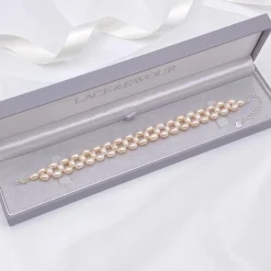 Lace & Favour Lileta Süßwasserperlen-Brautarmband* Perlen-hochzeitsschmuck | Silberner Hochzeitsschmuck