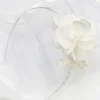 Beads & Beyond Maisie Elfenbein Spitze und Blume Kinder Seite Stirnband* Geschenke Für Blumenmädchen | Haarschmuck Für Blumenmädchen