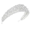 Lace & Favour Martinique Statement Kristall und Perle Brautkrone* Haarschmuck Aus Kristall | Silberne Haar-accessoires