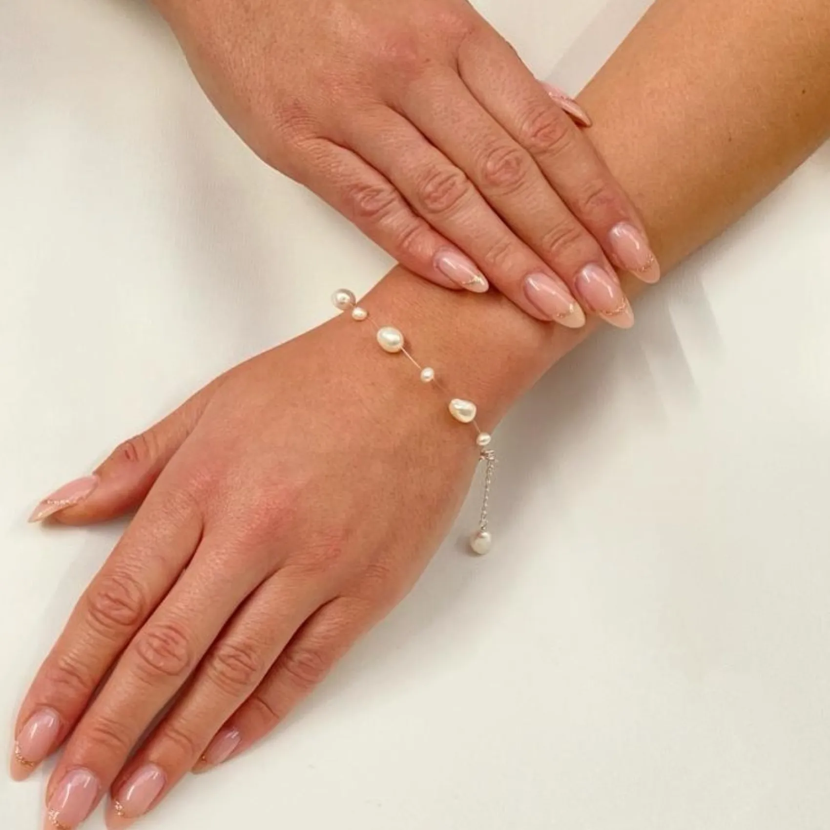 Lace & Favour Mereia Illusions-Süßwasserperlen-Armband* Geschenke Für Brautjungfern | Geschenke Für Die Braut