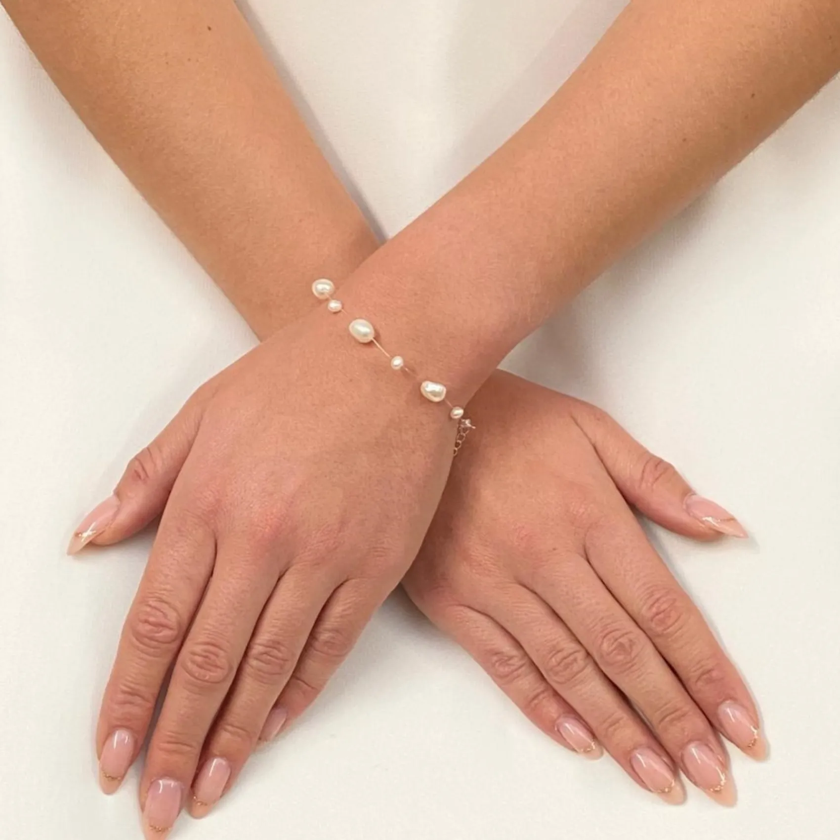 Lace & Favour Mereia Illusions-Süßwasserperlen-Armband* Geschenke Für Brautjungfern | Geschenke Für Die Braut