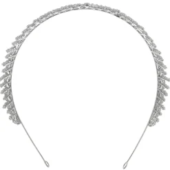 Lace & Favour Millennium Cubic Zirkonia Kristall Hochzeit Tiara* Haarschmuck Aus Kristall | Silberne Haar-accessoires