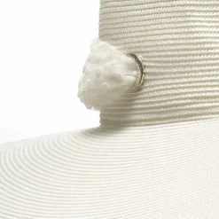 Poirier Mohn Elfenbein Vintage Braut Hut mit Polka Dot Schleier* Brauthüte