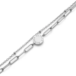 Olivia Burton Illusion Silber Stapelarmband*Damen Damenschmuck | Silberner Hochzeitsschmuck