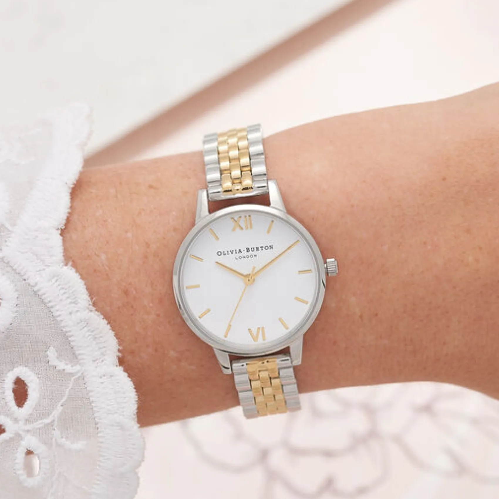 Olivia Burton Klassische 30-mm-Armbanduhr in Gold und Silber* Olivia Burton Uhren | Geschenke Für Die Braut