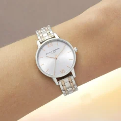 Olivia Burton Klassische 30-mm-Armbanduhr in Silber und Roségold* Olivia Burton Uhren | Geschenke Für Die Braut