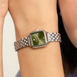 Olivia Burton Mini Grosvenor 20mm Salbei Grün und Silber Armbanduhr* Olivia Burton Uhren | Geschenke Für Die Mutter Des Bräutigams