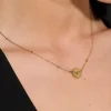 Olivia Burton Minima Biene und Wabe Gold Anhänger Halskette*Damen Damenschmuck | Flitterwochengeschenke