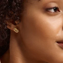 Olivia Burton Vergoldete Ohrstecker mit Knoten der Liebenden*Damen Damenschmuck | Verlobungsgeschenke