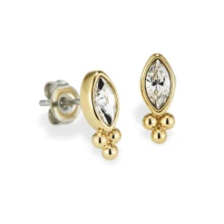 Olivia Burton Zierliche vergoldete Kristall-Ohrstecker*Damen Damenschmuck | Flitterwochengeschenke