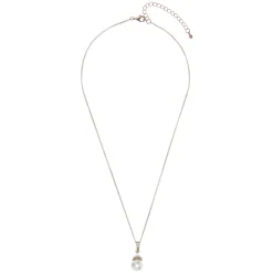 Lace & Favour Opulenz Perle Hochzeit Anhänger Halskette (Rose Gold)* Geschenke Für Die Braut | Perlen-hochzeitsschmuck