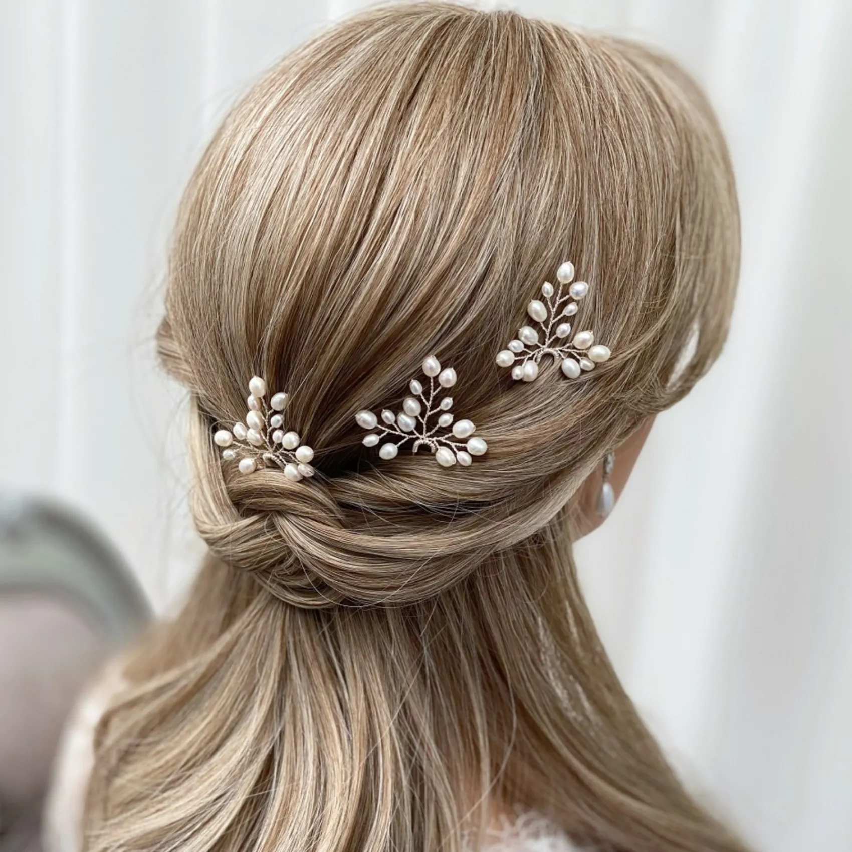 Lace & Favour Oriana Süßwasserperlen Hochzeit Haarnadel* Geschenke Für Brautjungfern | Perlen-haarschmuck