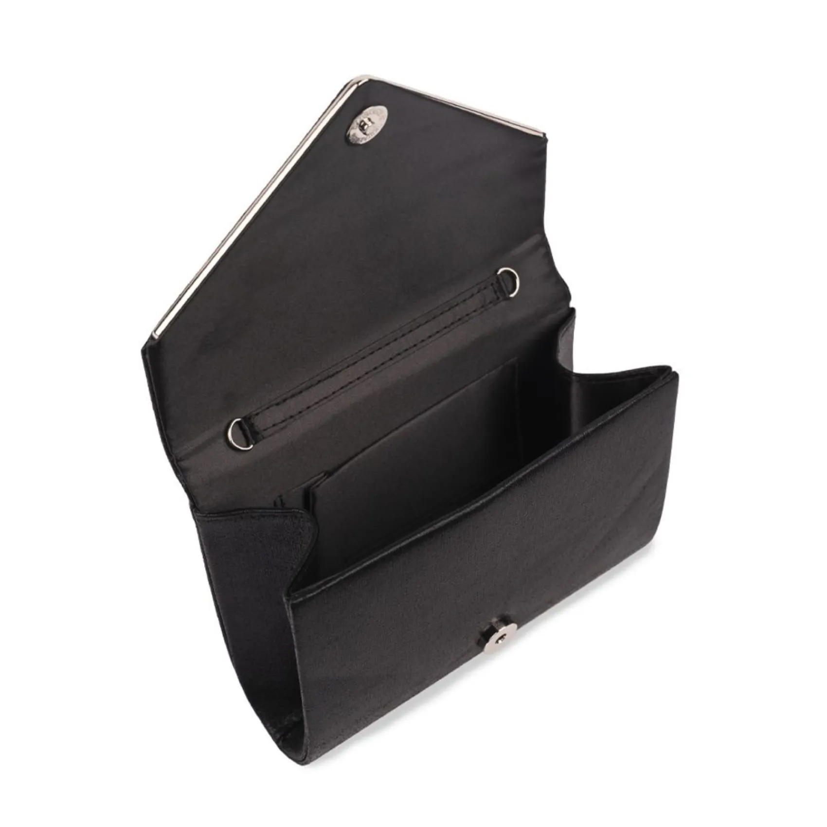 Paradox London Darcy Schwarz Schimmer Box Clutch Tasche* Abschlussball-taschen | Anlass Handtaschen