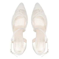 Paradox London Flora Elfenbein Mesh Spitze Offenen Gericht Schuhe* Hochzeitsschuhe | Hochhackige Schuhe