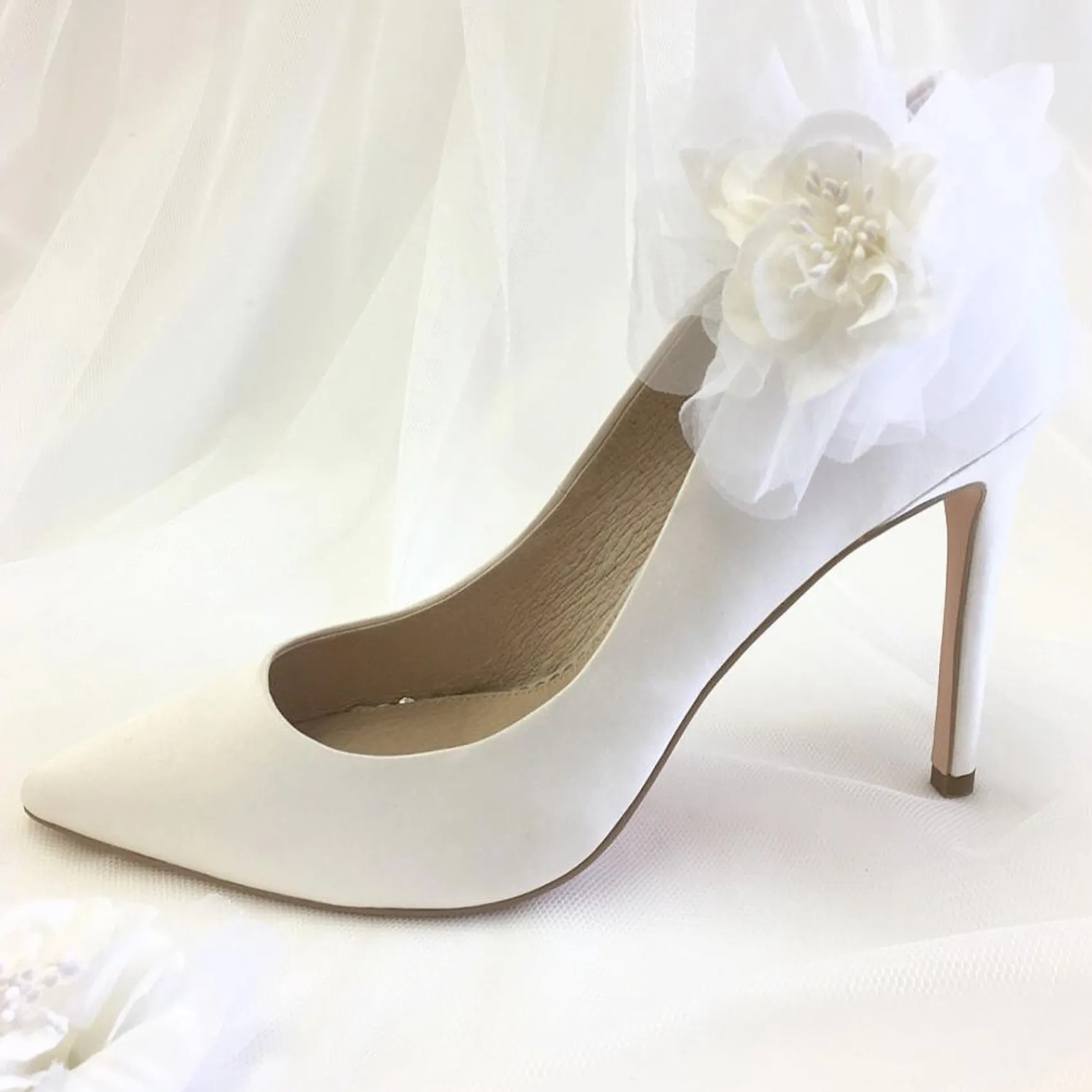 Perfect Bridal Apfel-Elfenbein-Blumen-Schuhclips* Geschenke Für Die Braut | Schuhclips