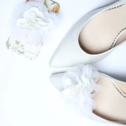 Perfect Bridal Apfel-Elfenbein-Blumen-Schuhclips* Geschenke Für Die Braut | Schuhclips