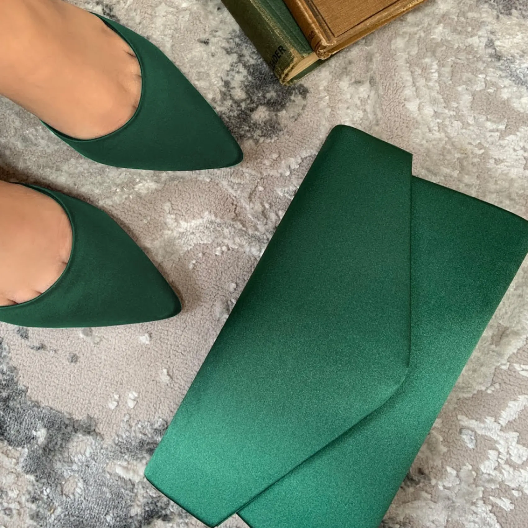 Perfect Bridal Daniella Grün Satin Mitte Heel Knöchelriemen Gericht Schuhe* Schuhe Für Hochzeitsgäste | Schuhe Für Die Mutter Der Braut