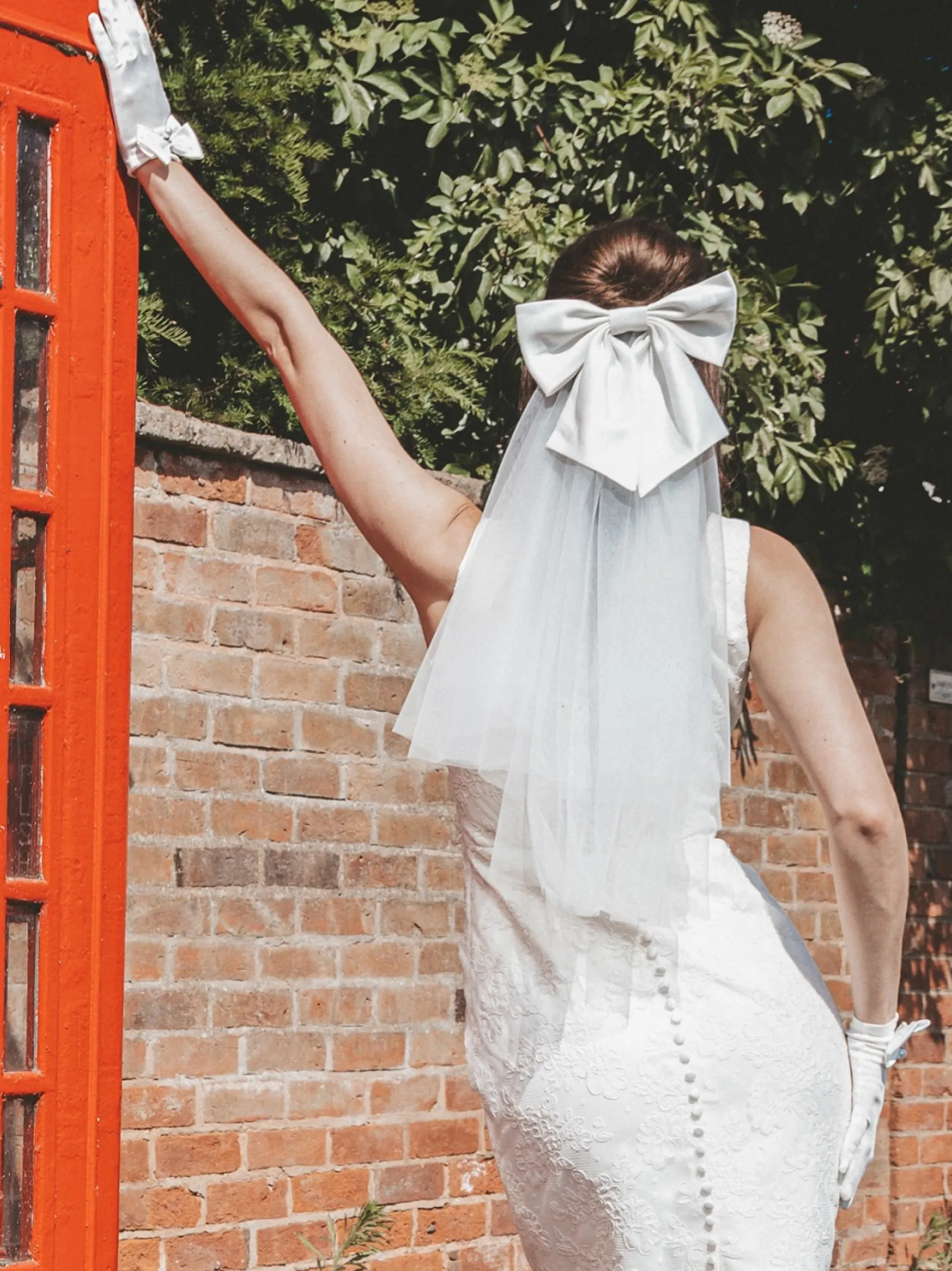 Perfect Bridal Elfenbein Zweistöckiger Kurzer Schleier* Zweistufiger Schleier | Ellenbogenlange Schleier