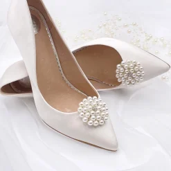Perfect Bridal Guave Perle verschönert Brosche Schuh-Clips* Geschenke Für Die Braut | Schuhclips