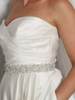 Perfect Bridal Lola Perlen- und kristallverzierter Kleidergürtel* Brautkleid Gürtel