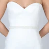Perfect Bridal Odessa Hochzeitsgürtel mit Perlen und Perlen* Brautkleid Gürtel