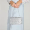Perfect Bridal Sorrel Silber funkelnde Diamante Box Clutch Tasche* Abschlussball-taschen | Anlass Handtaschen