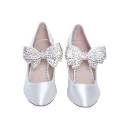 Perfect Bridal Zinnia Crystal verschönert große Schleife Schuh-Clips* Geschenke Für Die Braut | Schuhclips