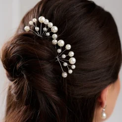 Lace & Favour Polly Elfenbein Perlenspray Hochzeit Haarnadel* Geschenke Für Brautjungfern | Geschenke Für Die Braut