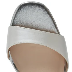 Rainbow Club R Sammlung Jasmin Elfenbein Satin hohe Blockabsatz klobig Plattformen* Weiße Ballschuhe | Abschlussball-sandalen