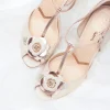 Rachel Simpson Gabriella Blush Elfenbein Leder T-Bar Hochzeit Schuhe* Hochzeitsschuhe | Designer-hochzeitsschuhe