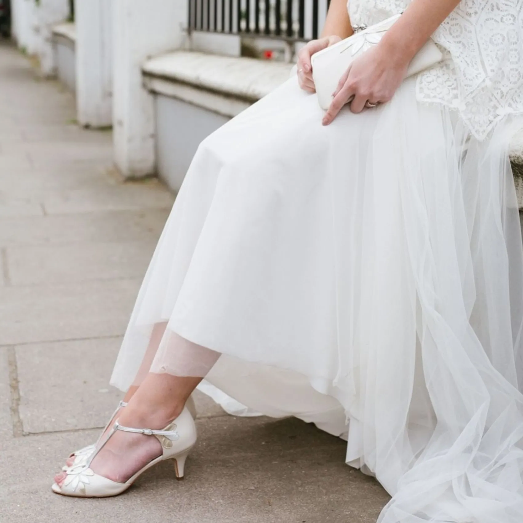 Rachel Simpson Isla Elfenbein Leder Vintage T-Bar Hochzeit Schuhe* Schuhe Für Hochzeitsgäste | Schuhe Für Die Mutter Der Braut