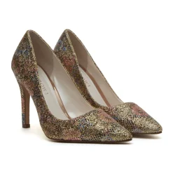 Rainbow Club Coco Gold Glitter Bomb Floral Pointed Court Schuhe* Schuhe Für Hochzeitsgäste | Schuhe Für Die Mutter Der Braut