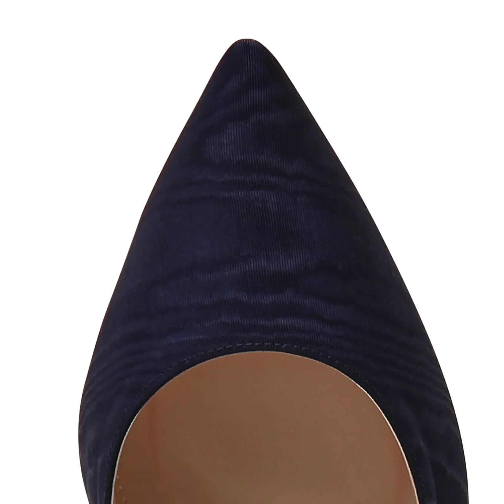 Rainbow Club Faith Navy Moire Breite Passform Slingback Block Heels* Schuhe Mit Mittlerem Absatz | Schuhe Für Die Mutter Der Braut
