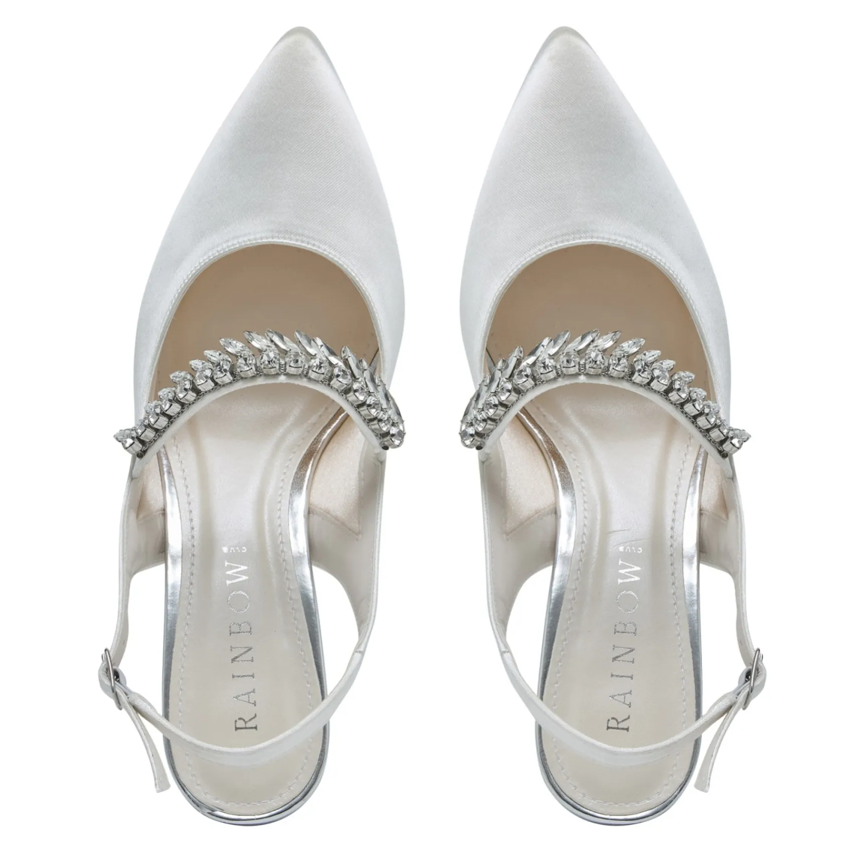 Rainbow Club Freya Sparkly Slingback Block Heel Hochzeitsschuhe* Hochzeitsschuhe | Hochhackige Schuhe