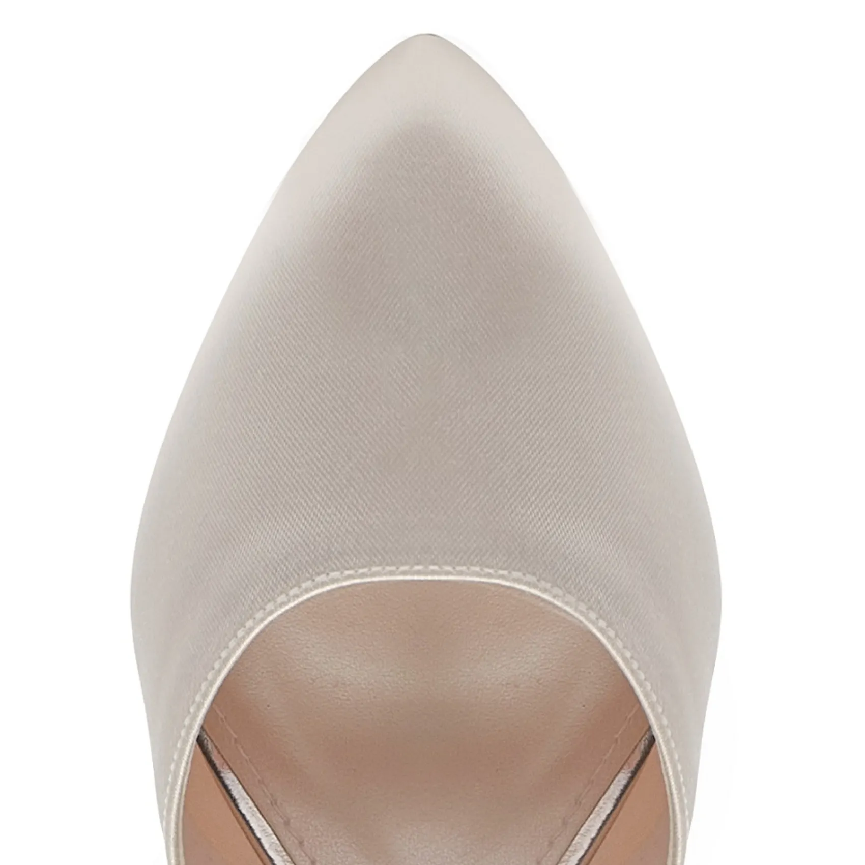 Rainbow Club Harriet Einfärbbare Elfenbein Satin Blockabsatz Hofschuhe* Hochzeitsschuhe | Schuhe Mit Mittlerem Absatz