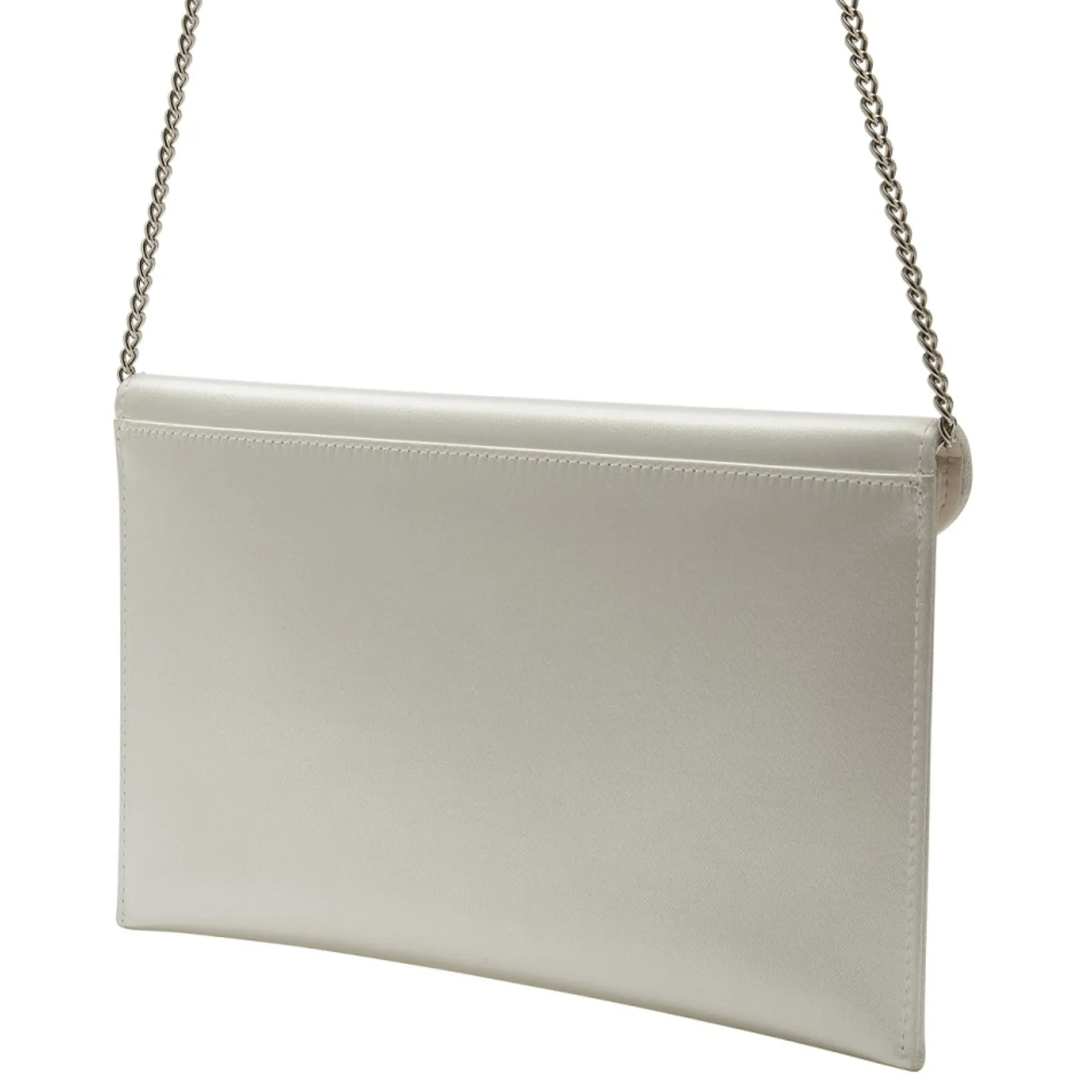 Rainbow Club Hattie Dyeable Elfenbein Satin Umschlag Clutch Tasche* Hochzeit Handtaschen