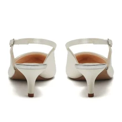 Rainbow Club Joni Färbbare Elfenbeinfarbene Satin Slingback Kitten Heels* Schuhe Für Die Mutter Der Braut | Hochzeitsschuhe