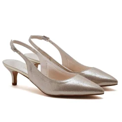 Rainbow Club Joni Gold Glitzernde Slingback Kitten Heels* Schuhe Für Hochzeitsgäste | Schuhe Für Die Mutter Der Braut
